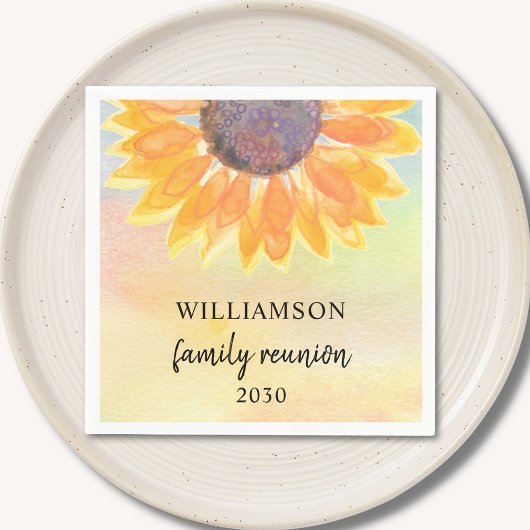 Wiedersehen Floral Serviette