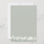 Wiedersehen Forest Campfire Einladung (Rückseite)