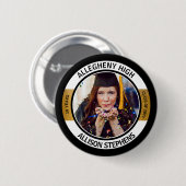 Wiedersehen-Foto der Minimalistischen Klasse - Sch Button (Vorne & Hinten)