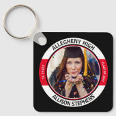 Wiedersehen-Foto der Minimalistischen Klasse - Sch Schlüsselanhänger (Vorderseite)