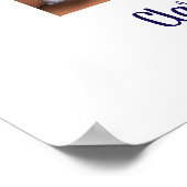 Wiedersehen-Foto-Eigenanmeldung in Party-Mainboard Poster (Ecke)