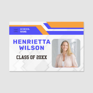Wiedersehen Foto Name Tags Uni Wiedersehen Namensschild