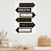 Wiedersehen-Fotobooth-Arrow-Kit Poster (Küche)