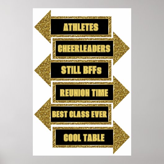 Wiedersehen Fotobooth Arrow Props Kit Pos Poster (Vorne)