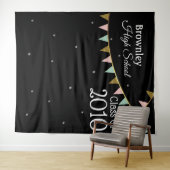 Wiedersehen-Fotokabine im Hintergrund Wandteppich (Beispiel (Horizontal))