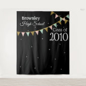 Wiedersehen-Fotokabine im Hintergrund Wandteppich (Vorderseite)