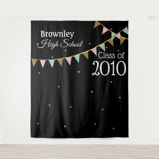 Wiedersehen-Fotokabine im Hintergrund Wandteppich (Vorderseite)