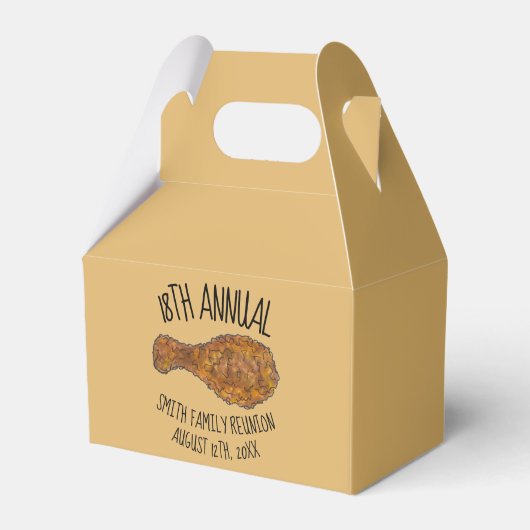 Wiedersehen Fried Chicken Leg Drumstick Picnic Geschenkschachtel (Vorderseite)