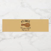 Wiedersehen Fried Chicken Leg Drumstick Picnic Wasserflaschenetikett (Einzelnes Label)