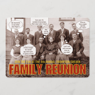 Wiedersehen Funny Ancestral Fotograf Einladung