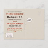 Wiedersehen | Funny Old Time Fotograf Postkarte (Rückseite)