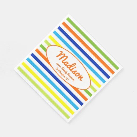 Wiedersehen für benutzerdefinierte Hot Orange Mode Serviette (Ecke)