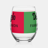 Wiedersehen für benutzerdefinierte Italienische Fl Weinglas Ohne Stiel (Links)