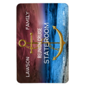 Wiedersehen für die Anker-Kreuzfahrtschiff-Zimmert Magnet (Vertikal)