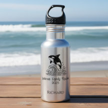 Wiedersehen für Minimalistische Whalenfamilie