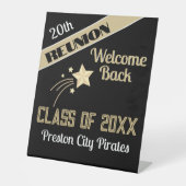 Wiedersehen für Rückschüler Sockelschild (Vorderseite)