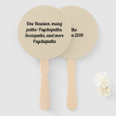 Wiedersehen für viele Pfade benutzerdefinierter Pr Fächer (Vorne und Hinten)