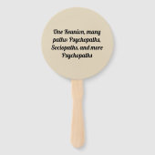 Wiedersehen für viele Pfade benutzerdefinierter Pr Fächer (Vorderseite)