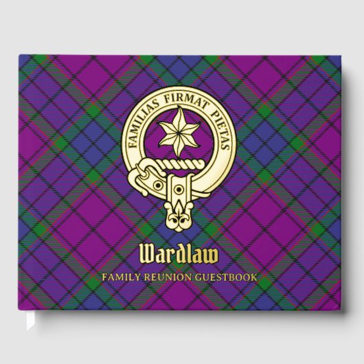 Wiedersehen Gästebuch der Familie Wardlaw (Vorderseite)