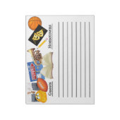 Wiedersehen Gästebuchstitel Notizblock (Rotiert)