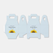 Wiedersehen Gelbe Sonnenblumengeschenk Geschenkschachtel (Ungefaltet)