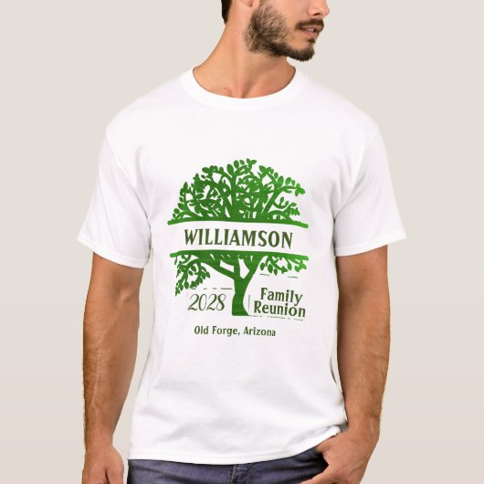 Wiedersehen Genealogischer Stammbaum-Matching für T-Shirt (Vorderseite)