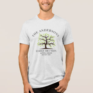 Wiedersehen Genealogischer Stammbaum-Matching für Tri-Blend Shirt