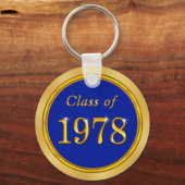 Wiedersehen-Geschenke der personalisierten Blauen  Schlüsselanhänger (Rückseite)