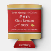 Wiedersehen-Geschenke der personalisierten Klasse, Dosenkühler (Rückseite)