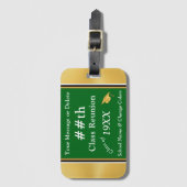 Wiedersehen-Geschenke der personalisierten Klasse, Gepäckanhänger (Vorderseite Vertikal)