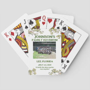 Wiedersehen-Geschenkkarten der Familie Spielkarten