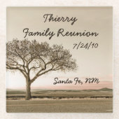 Wiedersehen Glasuntersetzer (Vorderseite)