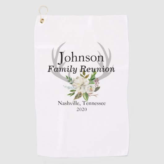 Wiedersehen Golfhandtuch (Vorderseite)