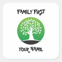 Wiedersehen-Grün der Familie individuell anpassbar