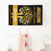 Wiedersehen Hands der Familie Tree Blätter benutze Banner (Insitu)