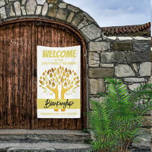 Wiedersehen-Hands der Produktfamilie Tree-Blätter Banner