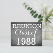 Wiedersehen Handwriting Typografie Schwarz-weiß Postkarte (Stehend Vorderseite)