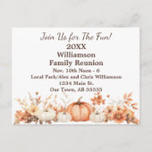 Wiedersehen Herbst Herbst Erntedank Einladung (Vorderseite)