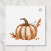 Wiedersehen Herbst Herbst Erntedank Einladung Geschenkanhänger (Rückseite)