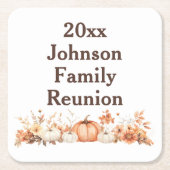 Wiedersehen Herbst Herbst Erntedank Einladung Rechteckiger Pappuntersetzer (Vorderseite)