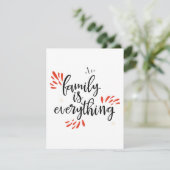 Wiedersehen ist alles dankeskarte (Stehend Vorderseite)