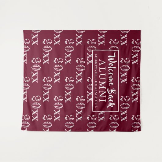 Wiedersehen-Jahr-Hintergrund-Foto-Prop Wandteppich (Vorderseite (Horizontal))