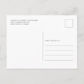 Wiedersehen Jährliche Ansammlung Ankündigungspostkarte (Rückseite)