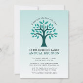 Wiedersehen Jährliche Zusammenkunft von Tree-Logos Einladung (Vorderseite)