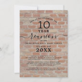 Wiedersehen jedes Jahr Einladung (Vorderseite)