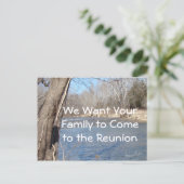 Wiedersehen-Karte anpassen Postkarte (Stehend Vorderseite)