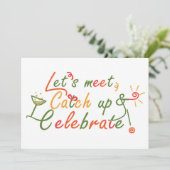 Wiedersehen-Kartendesign Einladung (Stehend Vorderseite)