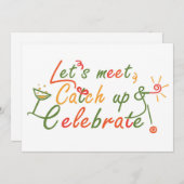 Wiedersehen-Kartendesign Einladung (Vorne/Hinten)