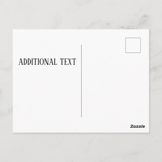 Wiedersehen-Kartendesign Postkarte (Rückseite)