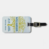 Wiedersehen Keepake Genealogie Gepäckanhänger (Vorderseite horizontal)